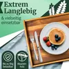 HEIMWERT Tablett AKAZIE Serviertablett Bambus Holz - Produktbild-Vorschau 8