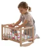 Baby Mix Bären Holzpuppenbettchen mit Bettzeug Produktbild-Vorschau 4