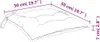 vidaXL Stuhlkissen 2 Stk. Grau 50x50x7 cm Oxford-Gewebe Produktbild-Vorschau 7