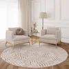 A living room scene with two armchairs, a side table, a floor lamp, and a round rug. Náhled obrázku produktu