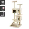 Katzenkratzbaum 132cm Kratzbaum Kletterbaum Spielbaum Sisal Produktbild-Vorschau 3