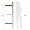 Žebřík na ručníky s 5 úrovněmi 44 X 160 cm O Náhled obrázku produktu 7