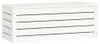 vidaXL Truhe Weiß 89x36,5x33 cm Massivholz Kiefer Produktbild-Vorschau 4