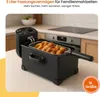Goliving Fritteuse 3 l – Glasfenster – bis 190 °C – 2000 W Produktbild-Vorschau 6