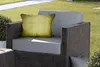 MuchoWow® Outdoor Kissen - Olivgrüner Hintergrund - 50x30 Produktbild-Vorschau 5