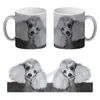 Glitzer-Glitzer-Kaffeebecher mit Pudel Motiv Produktbild-Vorschau 4