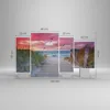 Bild auf Leinwand - Leinwandbild - 4 Teile - Strand Sand Produktbild-Vorschau 3