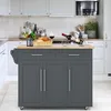 KOMFOTTEU Carrello da cucina su rotelle, carrello di Anteprima dell’immagine prodotto 2