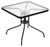 MultiGarden SC-073A Gartentisch aus Glas, 80 x 80 cm, mit Produktbild-Vorschau 1