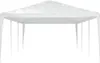 A white party tent with four legs is shown against a white background. Produktbild-Vorschau