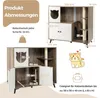 GOPLUS Katzenschrank Holz, Katzentoilette mit Produktbild-Vorschau 7