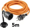 Rallonge 5m IP44 orange H07RN-F 3G1,5 mâle / femelle Voir les images du produit 2