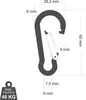 100x Feuerwehr Karabinerhaken 60x6 mm | Schnapphaken Produktbild-Vorschau 2