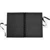 Scrapbook Album A4, Schwarz, 40 schwarze Blätter, Produktbild-Vorschau 2