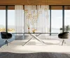 DELIFE Esstisch Edge 300x100 Reliefglas Rauchschwarz Produktbild-Vorschau 2