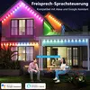 Illuminazione permanente all'aperto 30m strisce LED RGBIC Anteprima dell’immagine prodotto 6