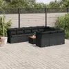 Modulare Garten-Sofagarnitur, 11-teilig, aus PE-Rattan & Produktbild-Vorschau 2