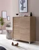 Schuhschrank WL5.713 Holz Sonoma 100x108x37,5 cm Ablage Produktbild-Vorschau 15