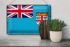 Blechschild Flagge Fidschi 30x20cm Retro Flag of Fiji Produktbild-Vorschau 4