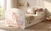 Grazioso lettino per bambini 140x70 cm | Lettino junior con Anteprima dell’immagine prodotto 2