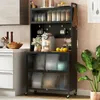 COSTWAY Étagère de cuisine à 5 étages avec éclairage, Voir les images du produit 4