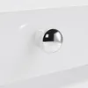 Close-up of a white drawer with a silver knob. Podgląd zdjęcia produktu