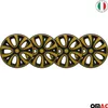 Wielkappen, 14 inch, zwart en geel, set van 4 stuks Productafbeelding-voorbeeld 6