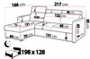 BARCELO Universelles Ecksofa 220x165 cm L-Form mit: Produktbild-Vorschau 7