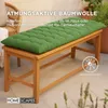 HOMESCAPES 2er polštář na lavici tmavě zelený 100% bavlna Náhled obrázku produktu 5