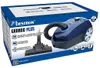 A product box for a Bestron Grando Plus vacuum cleaner, showing an image of the vacuum cleaner and its accessories. Produktbild-Vorschau