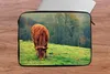 MuchoWow® Laptop Hülle 13 Zoll Kuh - Braun - Baum - Natur Produktbild-Vorschau 5