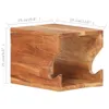 Portabiciclette da parete vidaXL 35x25x25 cm in legno Anteprima dell’immagine prodotto 7