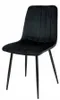 Ekspand | Stuhl LR-2023 - Schwarz - Hochwertiger Velours - Produktbild-Vorschau 1