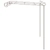 vidaXL Garten-Pergola Antik-Braun 3x3x2,5 m Eisen -  Produktbild-Vorschau 4