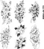 6 Teile/los 3D Realistische Große Schwarze Rose Blume Produktbild-Vorschau 1