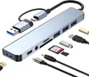 Hub 8-w-2 USB-A i USB-C, stacja dokująca typu C, adapter Podgląd zdjęcia produktu 4