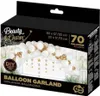 Białe i złote balonowe girlandy B&C - 70 szt. na każdą Podgląd zdjęcia produktu 2