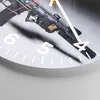 Wanduhr - Rund - Glasuhr - Gewehr Armee - 30x30cm - Produktbild-Vorschau 5