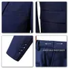 Furuyal Herren Anzüge 3-teiliges Slim Fit Anzug-Set, Zwei Produktbild-Vorschau 6
