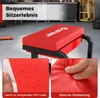 Taboret warsztatowy COSTWAY z kółkami, szufladą i półką, Podgląd zdjęcia produktu 5