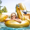Swim Essentials Goldener Schwan Aufsitz-Schwimmer, Produktbild-Vorschau 5