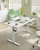 A modern home office setup with a standing desk, monitors, and accessories. Produktbild-Vorschau