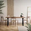 ML-Design 2 stolové nohy, š50xv72 cm, podnože ve tvaru X, Náhled obrázku produktu 8