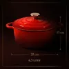 Gusseisen Bräter 28 cm – Dutch Oven & Emaille Schmortopf Produktbild-Vorschau 6