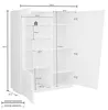 Vitrine Vitrinenschrank Standvitrine Highboard Standschrank Produktbild-Vorschau 6