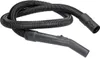 A black vacuum cleaner hose with a handle and a connector piece, laid out on a white background. Produktbild-Vorschau