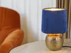 Lampe de table SOPHIA dorée et bleu marine, 1xE14x40W, Voir les images du produit 3