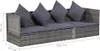vidaXL Sofa ogrodowa rozkładana 200x60 cm z polirattanu, Podgląd zdjęcia produktu 13