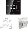 A smart thermostat and its wiring diagram. Produktbild-Vorschau