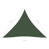 vidaXL Tenda da sole 160 g/m² verde scuro 5x5x5 m HDPE Anteprima dell’immagine prodotto 12